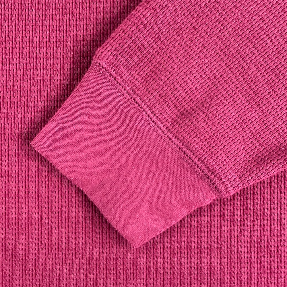 Polo Ralph Lauren Thermal Shirt Mens 2XL XXL Burgundy Waffle Knit Sleepwear Top - Picture 5 of 15